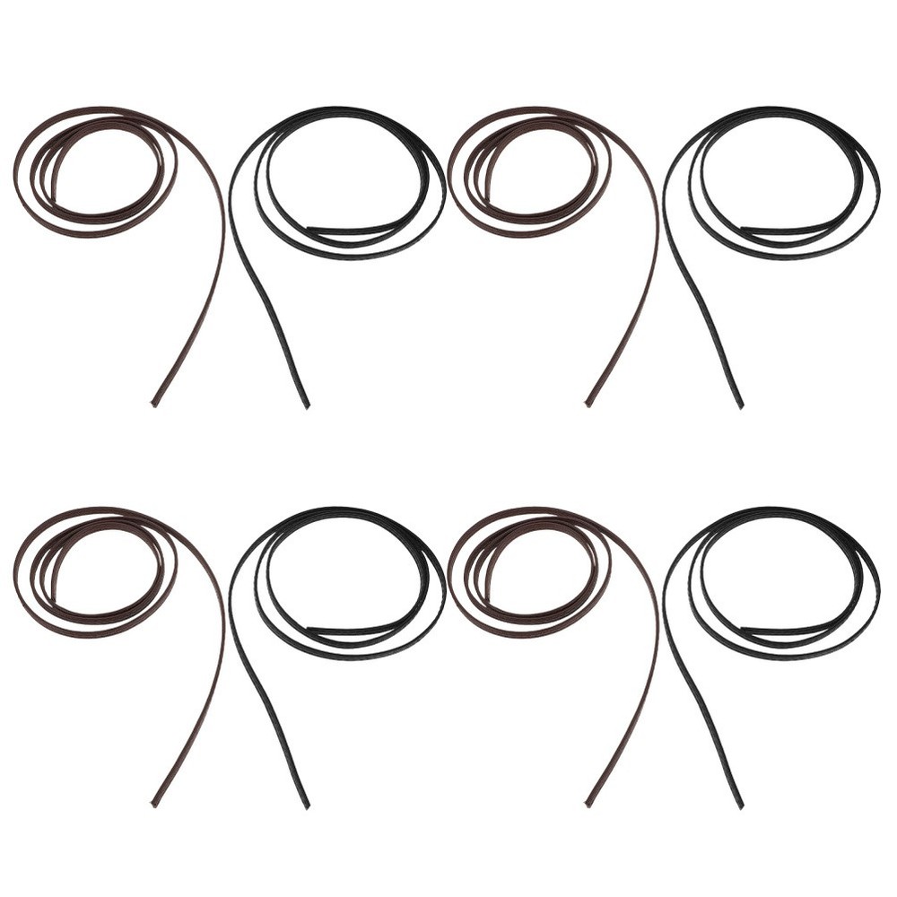 8 Pcs Handmade Rope Diy Craft Strap Bracelet Pu Making Thread