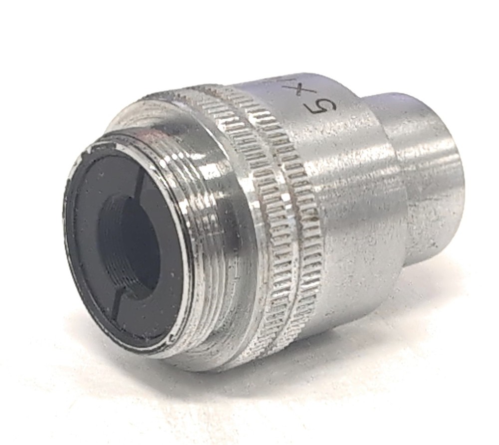 Leitz Wetzlar 5x/0.09 Microscope Objective Lens RMS Threading