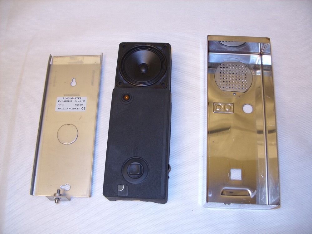 Alpha Communications Ring Master Stainless Steel Intercom Station AB913B - NOS