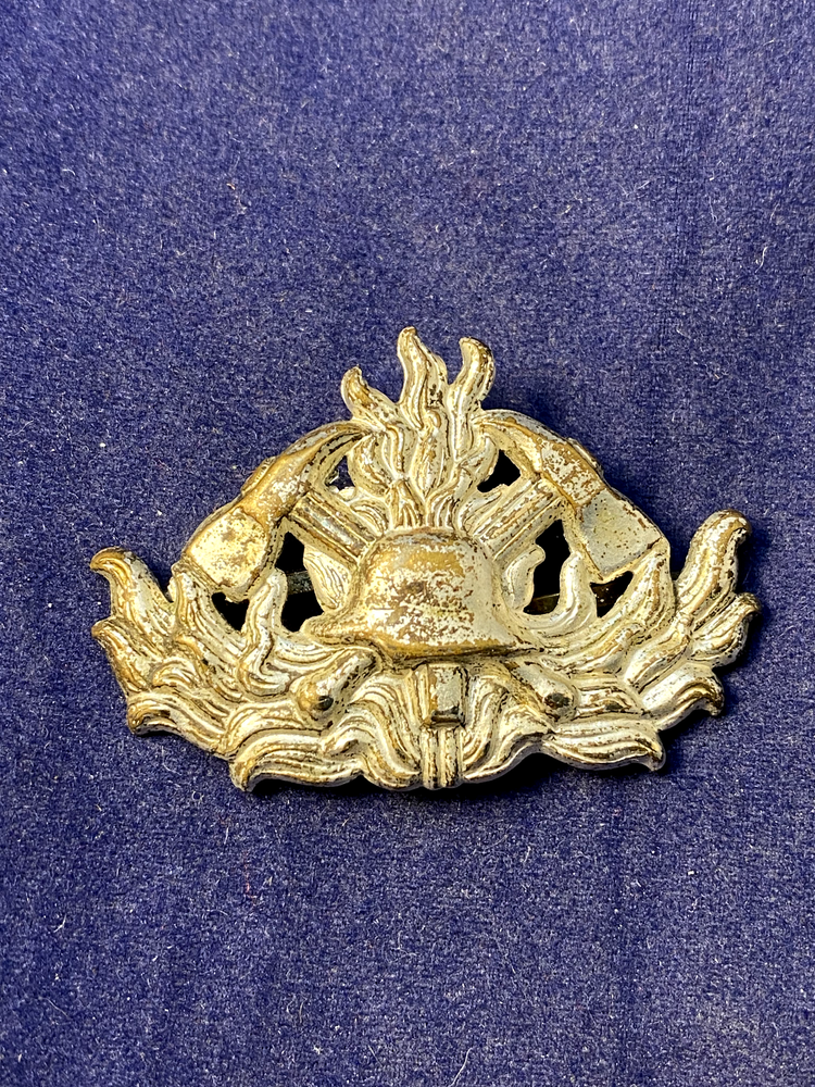 Original WWII Era German Fireman Cap Device