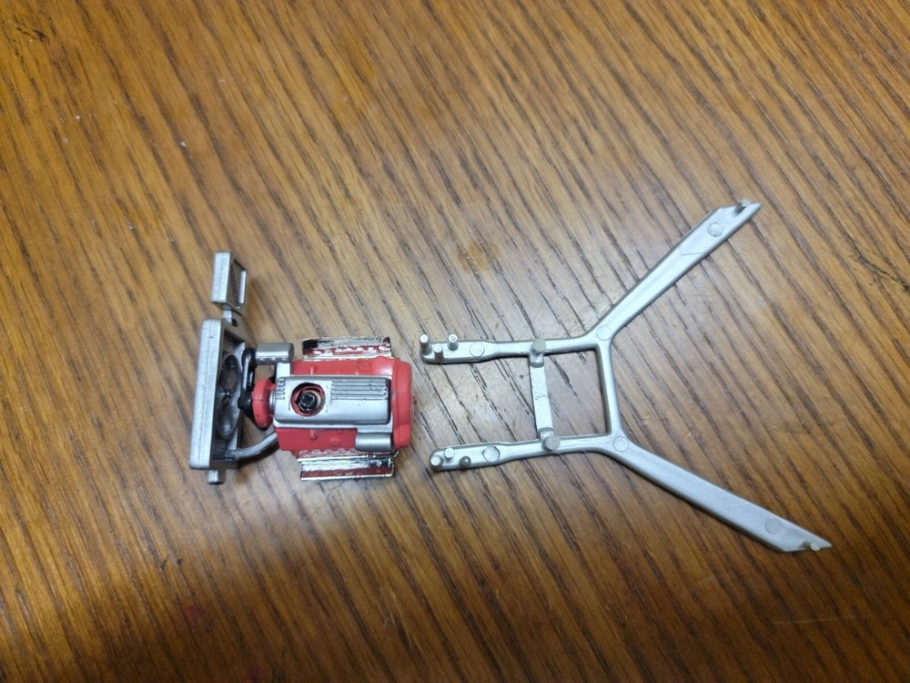 1/24 CHEVY ORANGE RED RACING ENGINE RADIATOR EXHAUST E