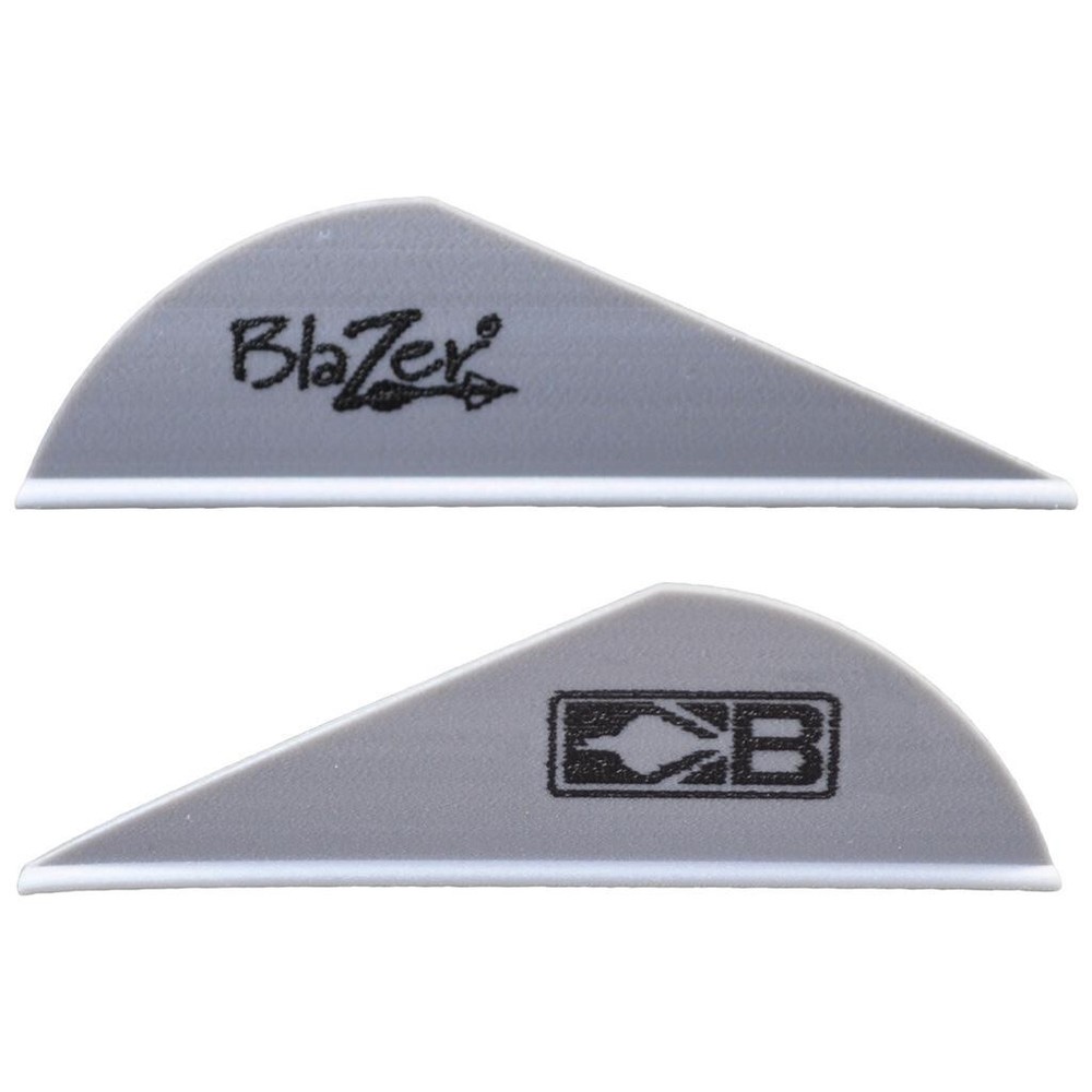 Bohning Blazer Vanes Silver 44 pk.