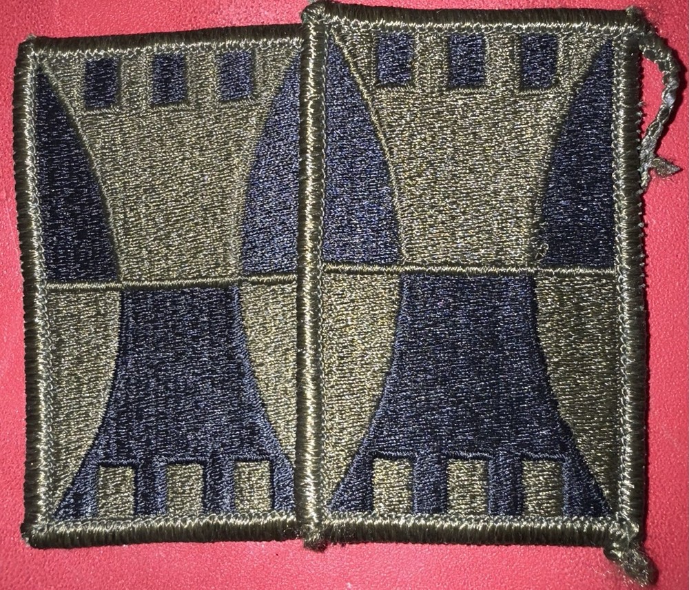 1980s - GWOT  416th Engineer Brigade Subdued SSI Patch (AS)