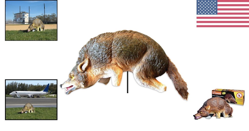 3D Lifelike Predator Decoy: Moving Tail & Realistic Features for Bird Control