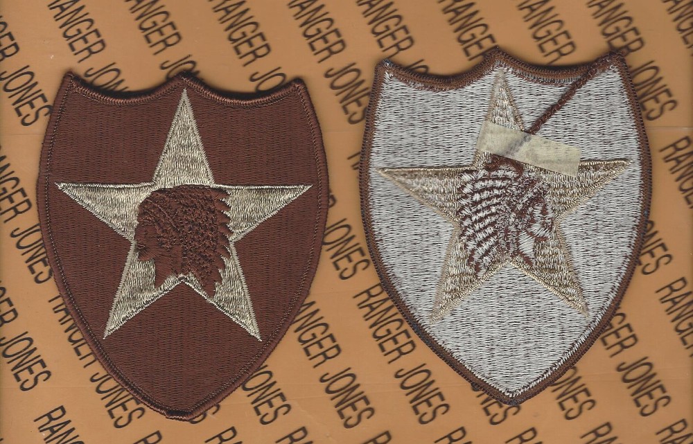 USA 2nd Infantry Division Desert DCU uniform patch m/e