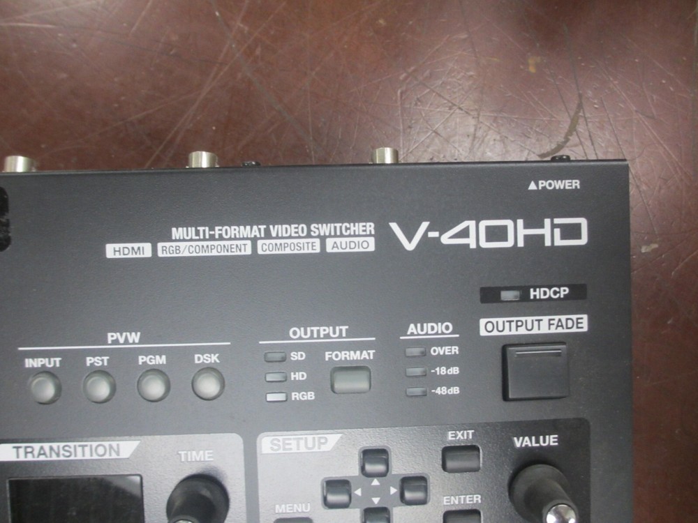 Roland V-40HD Multi-Format Video Switcher