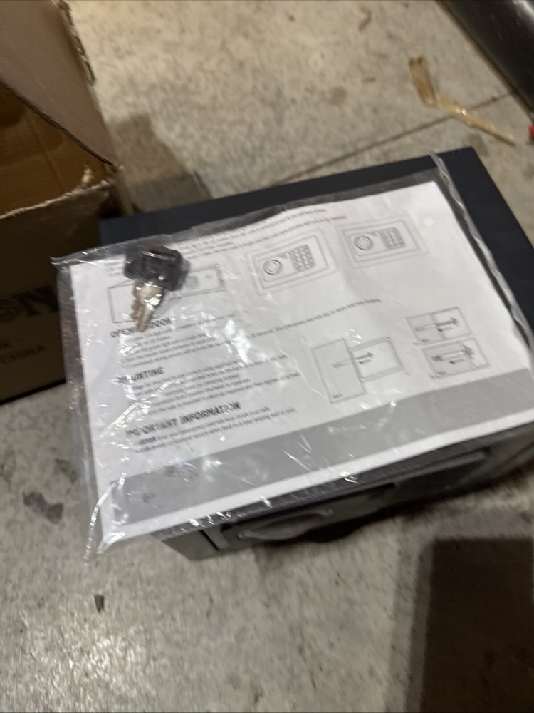 PATRON Small Safe Box MODEL 17NEF-FP Gray