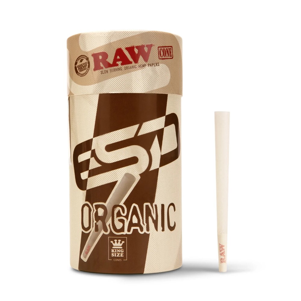RAW Cones Organic King Size Pre-Rolled | 100 Pack