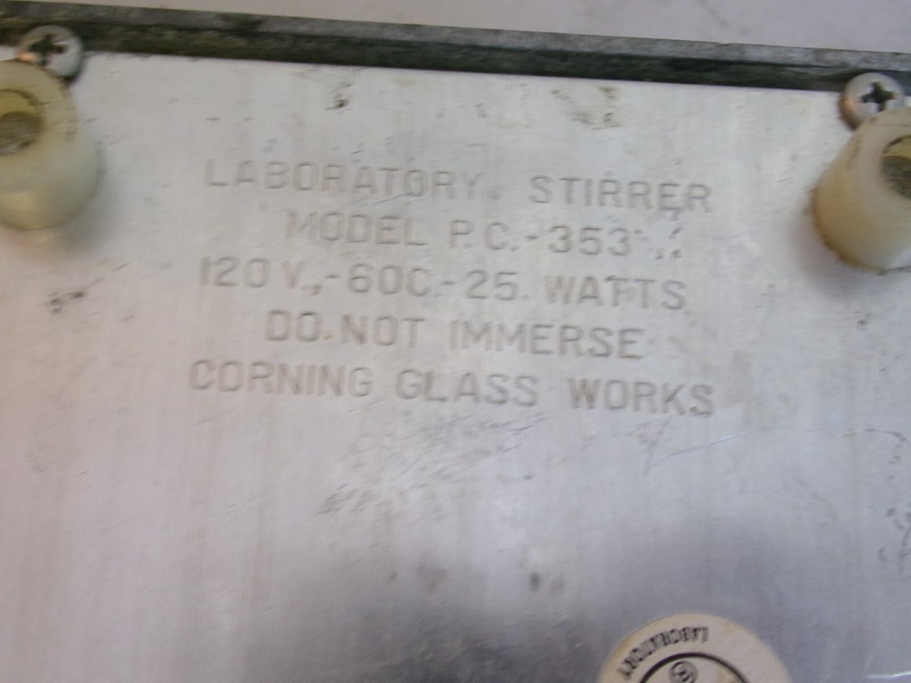 Corning Stirrer PC-353 Ceramic Variable Speed Magnetic Stirrer Tested Working