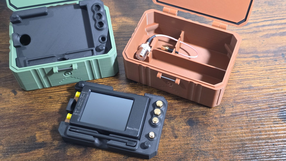 Custom NanoVNA-H Protective Case – 3D Printed Portable Storage Box