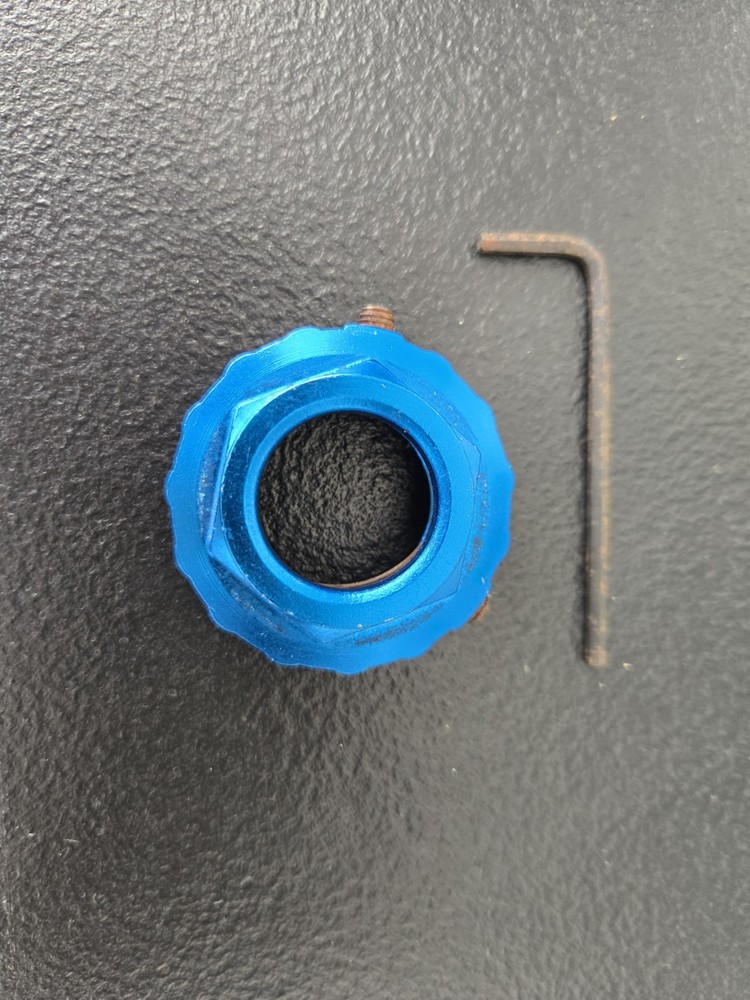 Nos Bmx Racing Headset Lock Anodized Blue