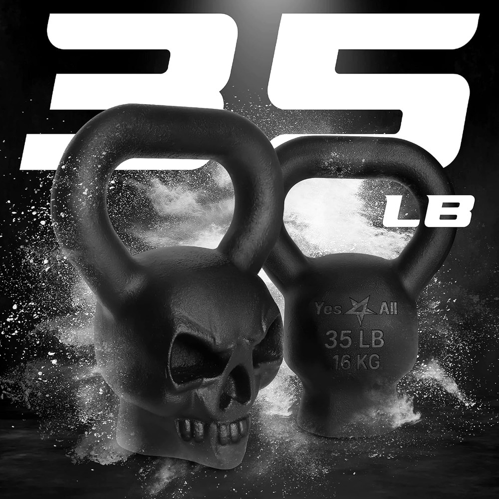 Kettlebell Special Shape, Upgraded &Multifunctional for Advanced Training, Solid