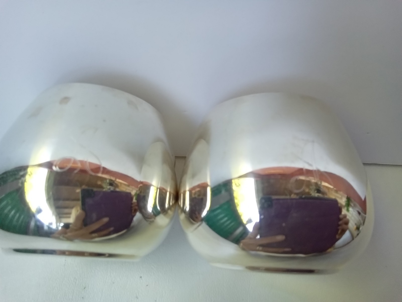 STERLING SILVER W.M. ROGERS SILVERPLATED CORDIAL BRANDY CUPS MONOGRAMMED "A"