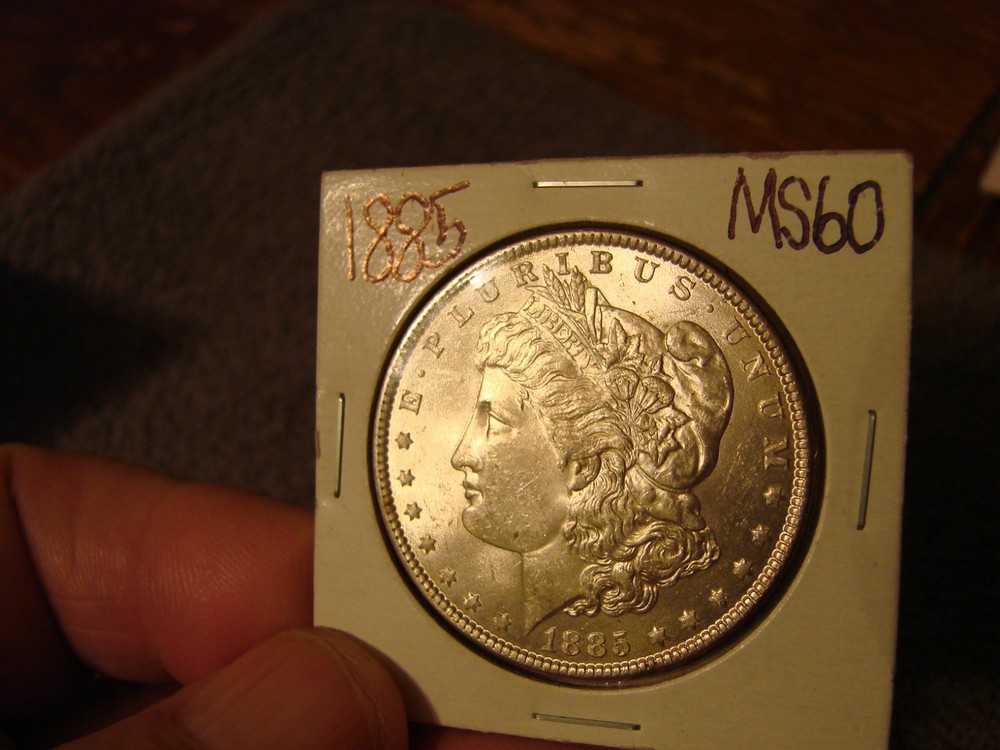 1885-P $1 Morgan Silver Dollar A+++