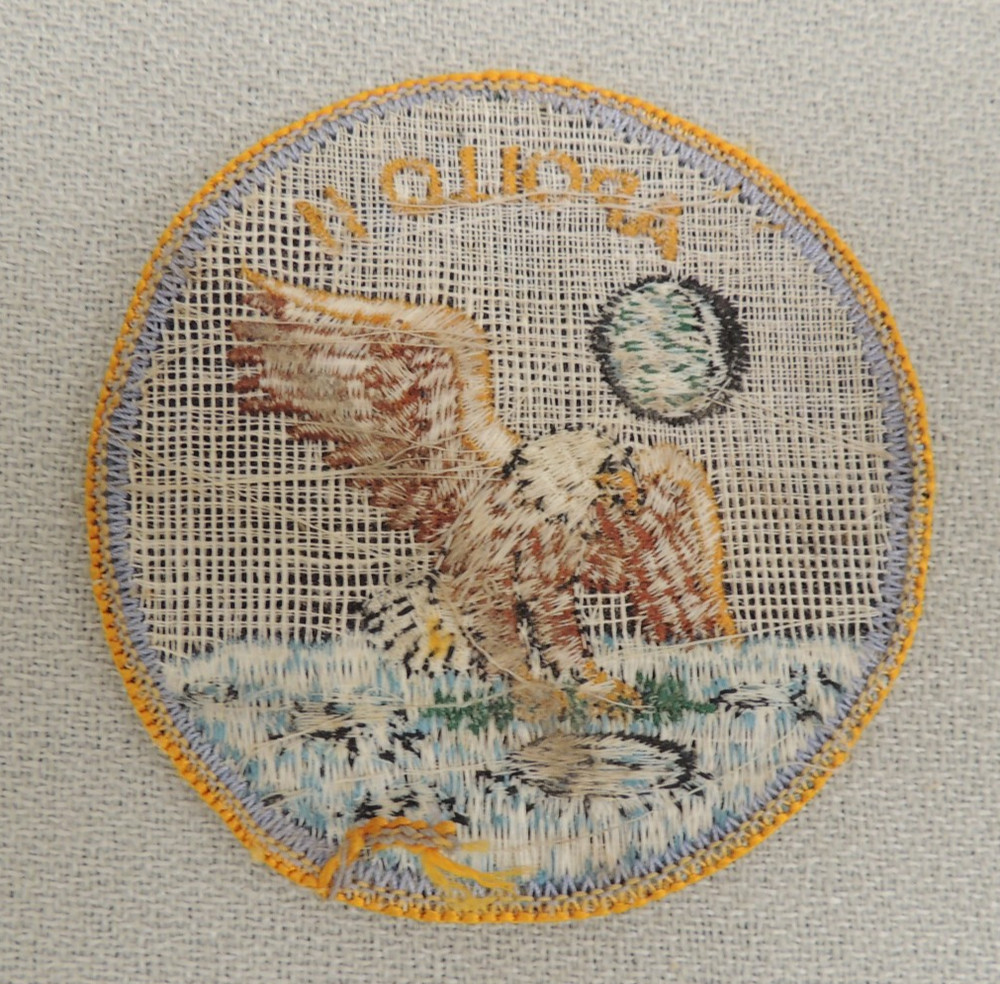 APOLLO 11 Eagle Has Landed 3" SPACE PATCH Unused with flaws