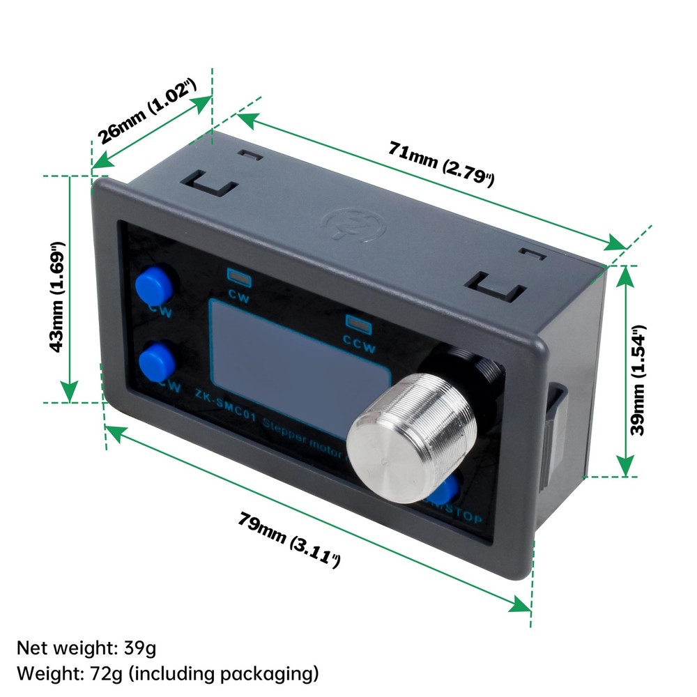 Stepper Motor Driver Controller ,Forward/Reverse Pulse Speed Angle Control Mo...