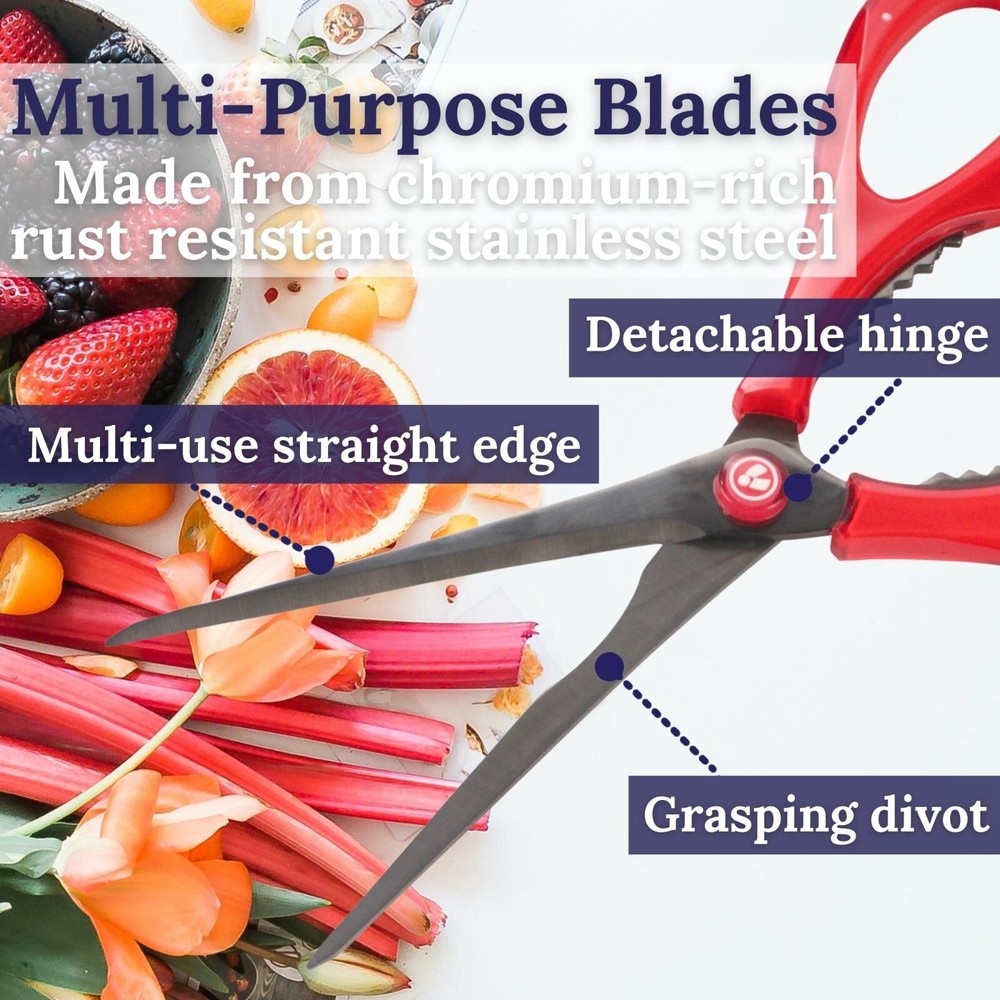 Culinary Queen 6-in-1 Kitchen Shears