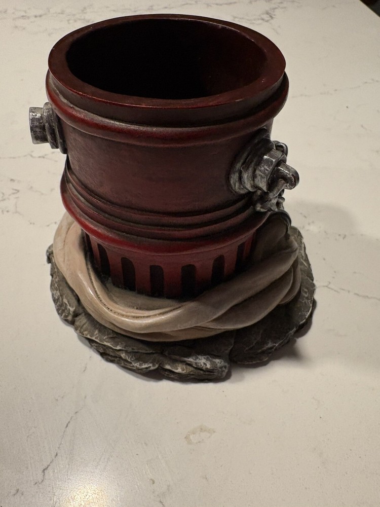 Fireman Pencil Holder Fire Hydrant Dalmatian