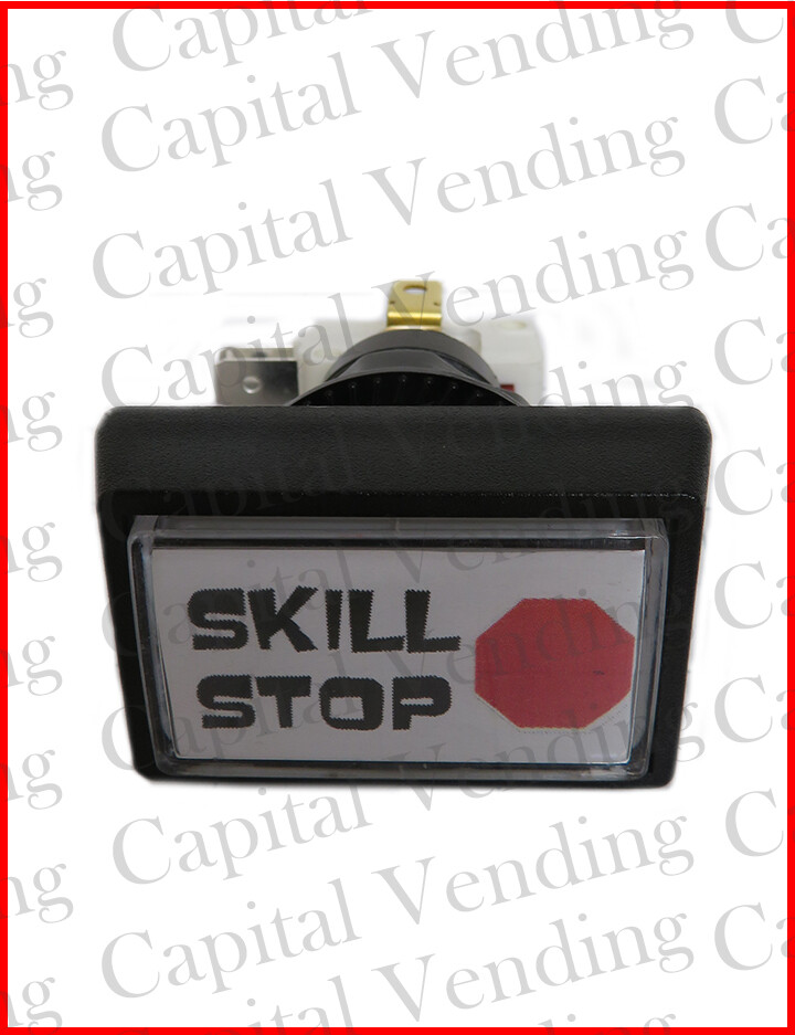 Skill Stop Sign Button for Quarter Pusher and Redemption Games