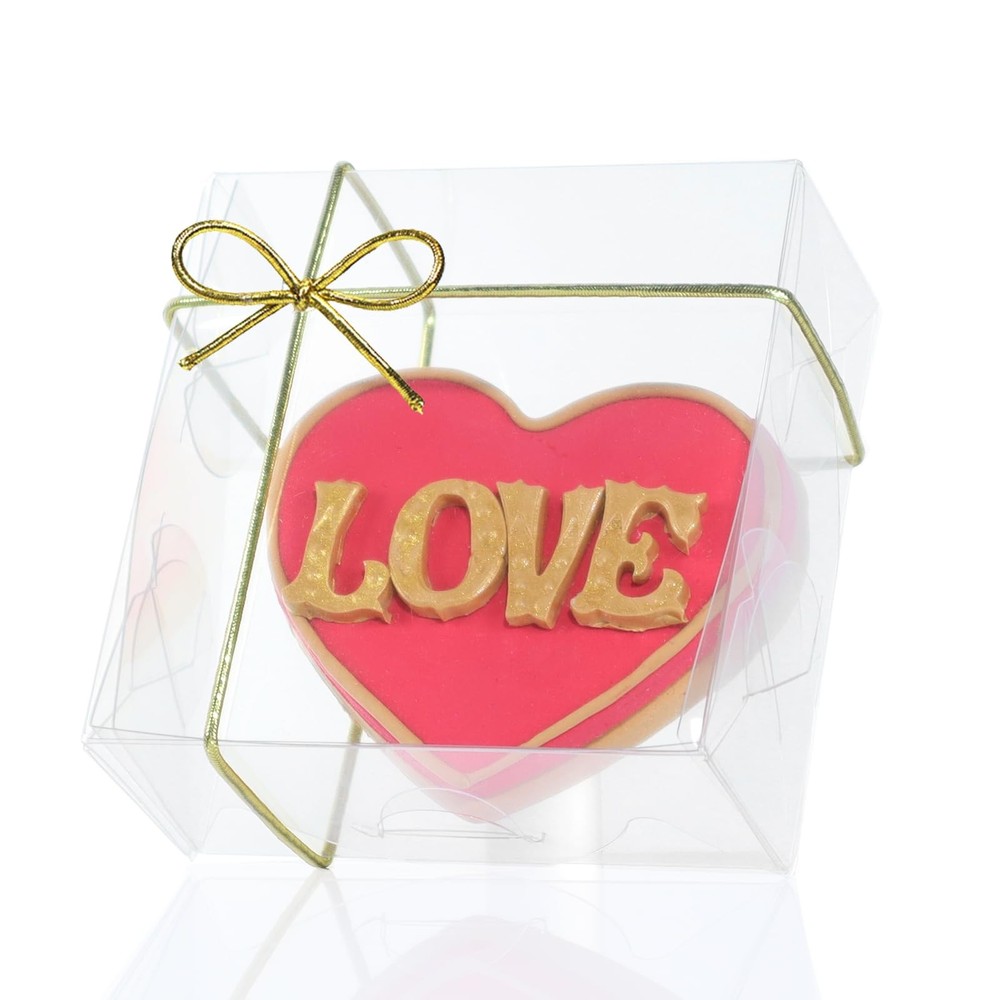 RomanticBaking 3¼"x3¼x1½50PCS Full Clear Cookie Boxes Soap Boxes Chocolate Tr...
