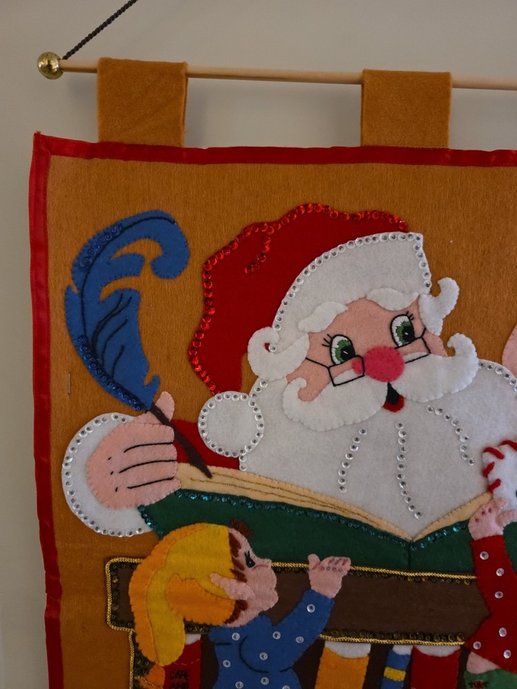 Bucilla Santa Wall Hangind 3593