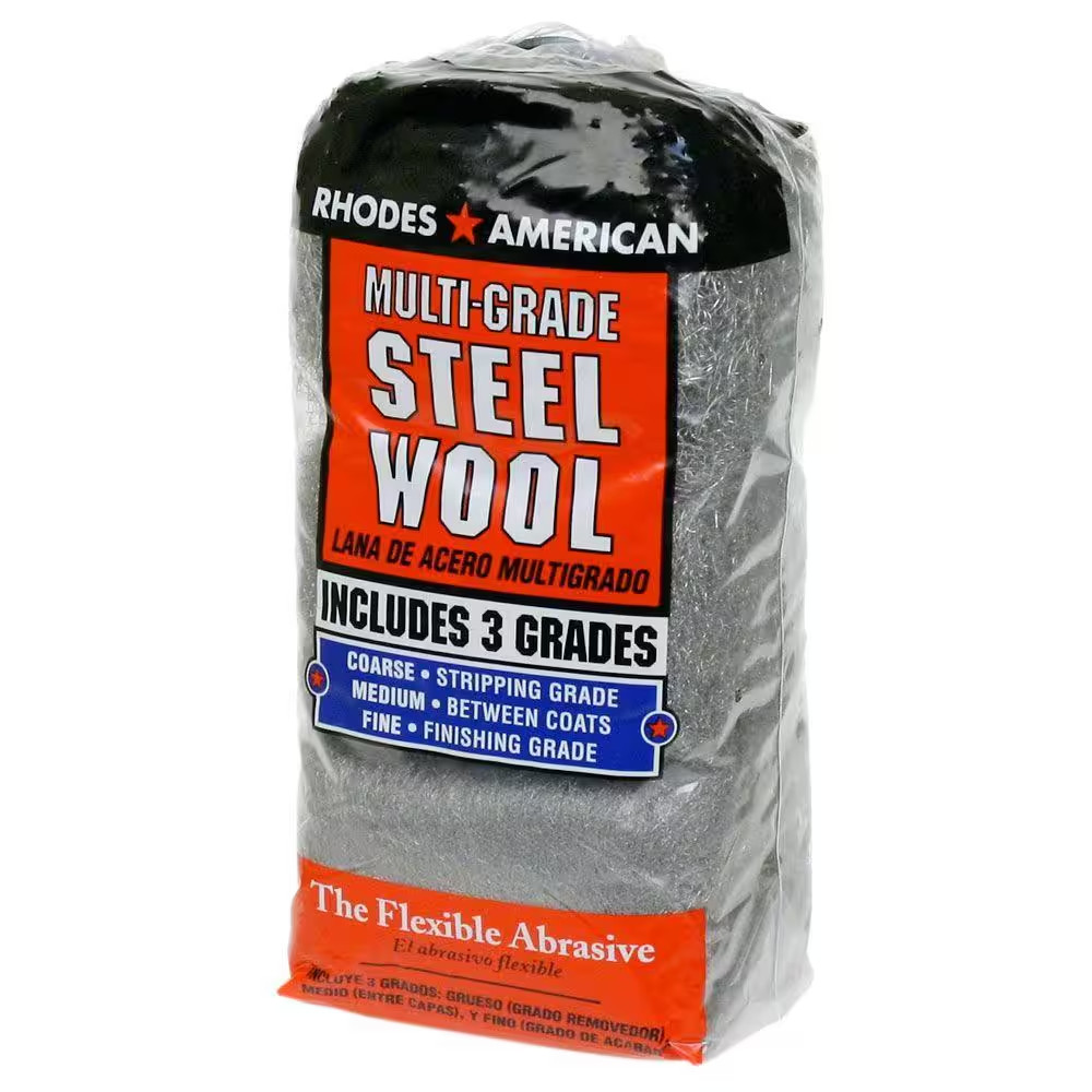 NEW Multi Grade Steel Wool 12 Pads Coarse Medium Fine for Surface Prep Work