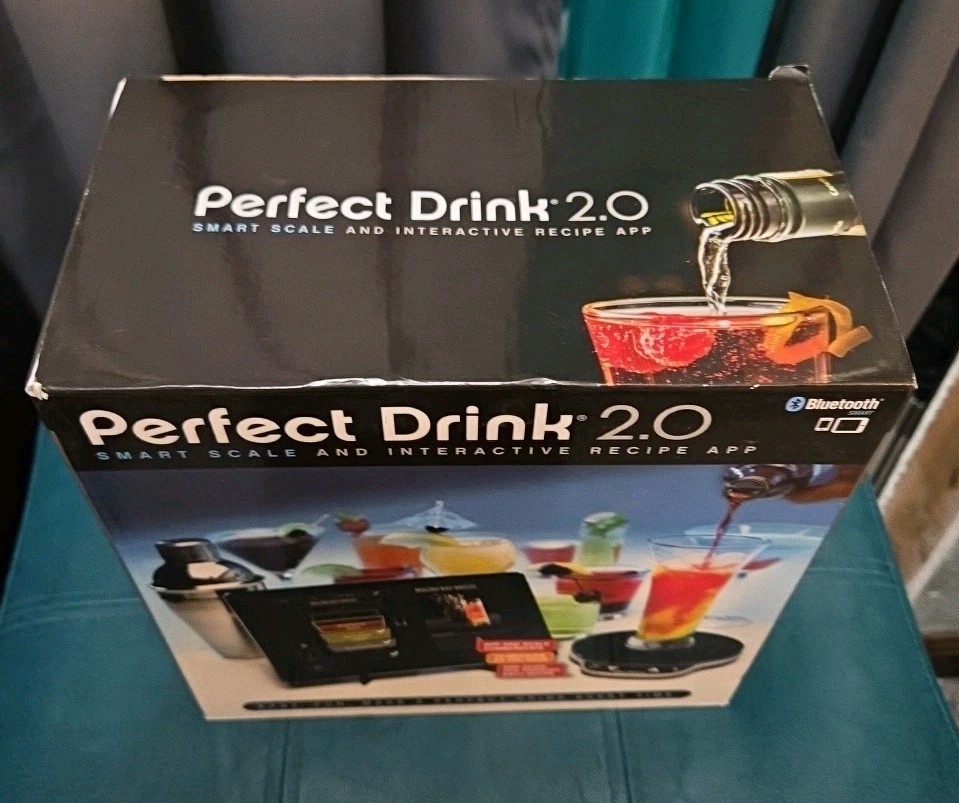 Perfect Drink 2.0 App-Controlled Smart Scale Bartending Cocktail Making Set