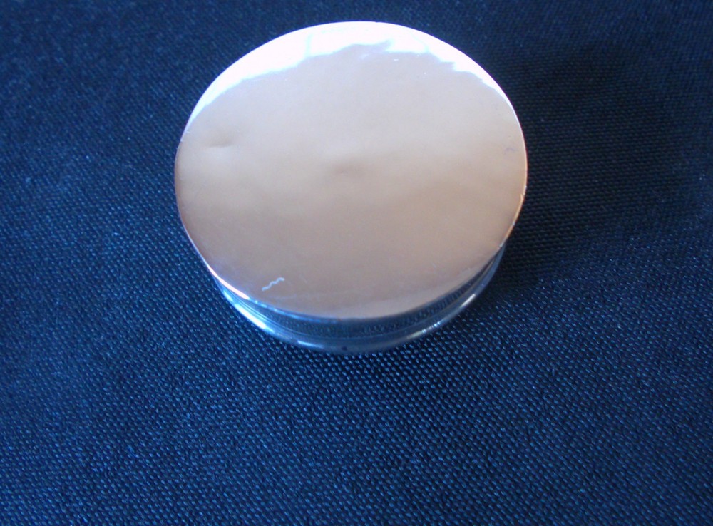 Solid Silver Victorian Lady Pill Pot Stunning Boarder Pill Pot