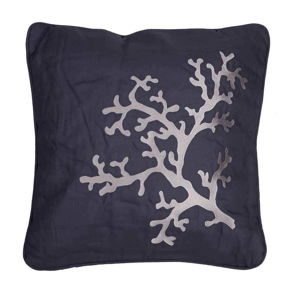 Serenk Coral Cushion Navy