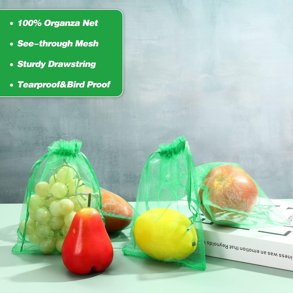 100 bolsas protectoras para frutas