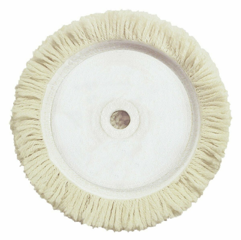 7.5" Wool Buffing Pad Starter Kit for Compound Cutting & Polishing - Hook & Loop