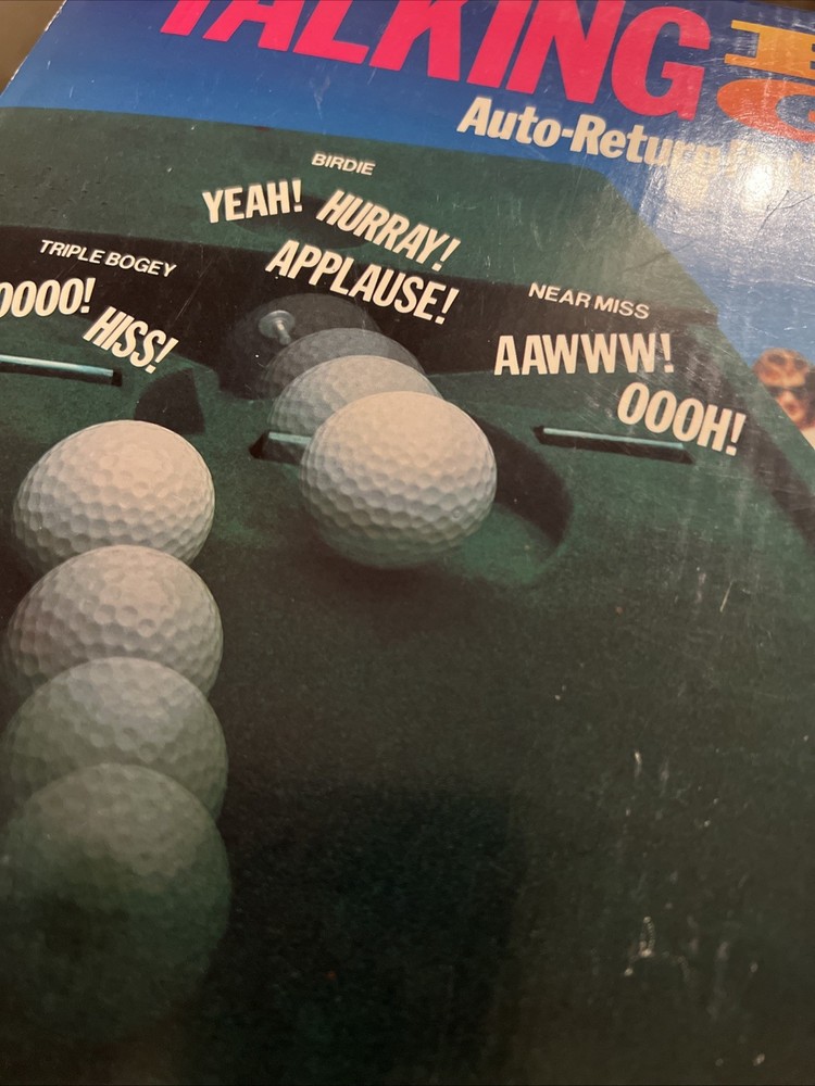 Talking Putting Green Auto Return Preowned Tested Works