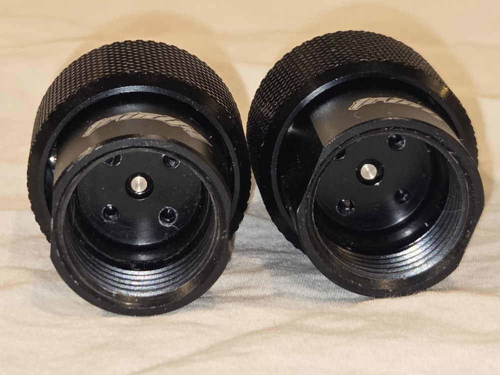 Trinity Paintball Tank Regulator Extender Adaptor - DUST BLACK