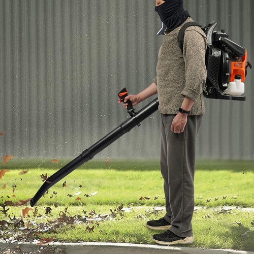 Backpack Leaf Blower Gas Power 4-Stroke Engine Portable Powerful Blowing Machine