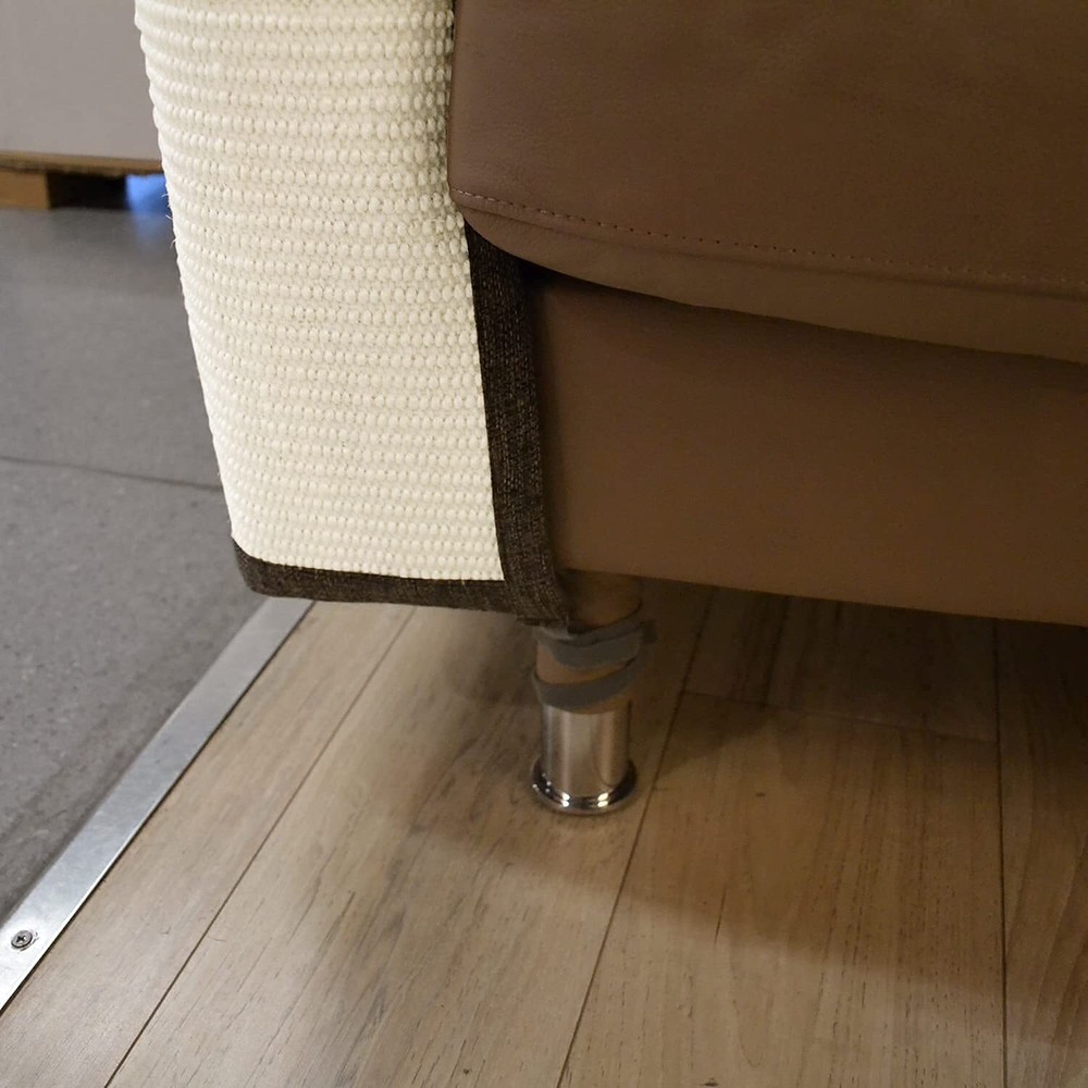 Cat Scratch Couch Protector with Natural Sisal for Protecting Couch Sofa Chai...