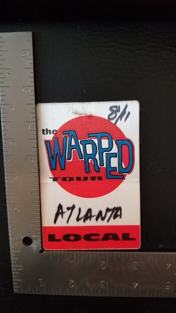ASKING ALEXANDRIA - WARPED TOUR ATLANTA 2011 CLOTH CONCERT BACKSTAGE PASS