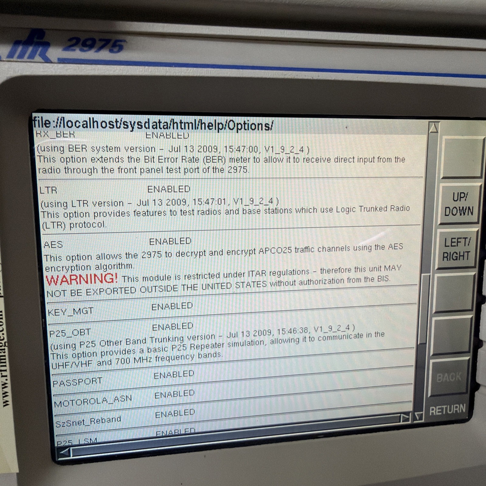 Aeroflex IFR 2975 Communications Test Set-90 day warranty