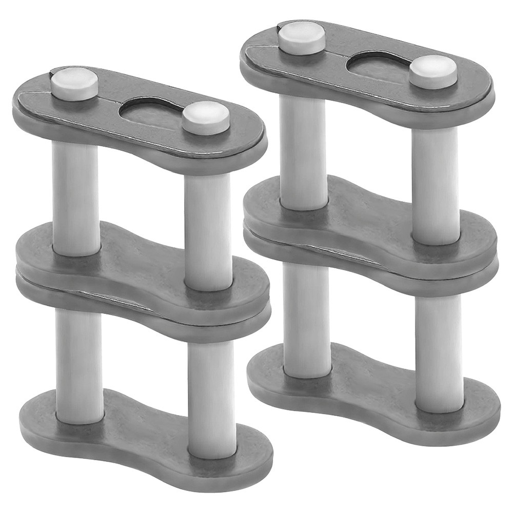 50H-2 Connecting Master Link for Heavy Duty Roller Chain Double Strand (Qty 2)