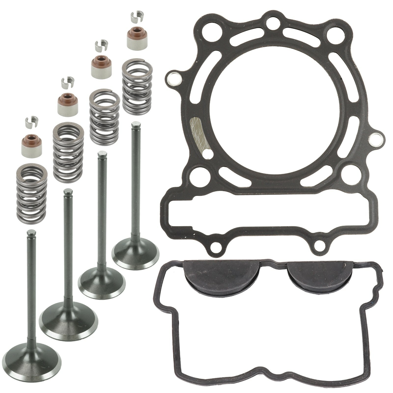 Cylinder Intake Exhaust Gasket Valve Kit for Kawasaki KX250F 2009-2016