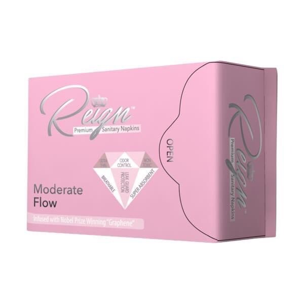 Reign Sanitary Napkins - Moderate Flow