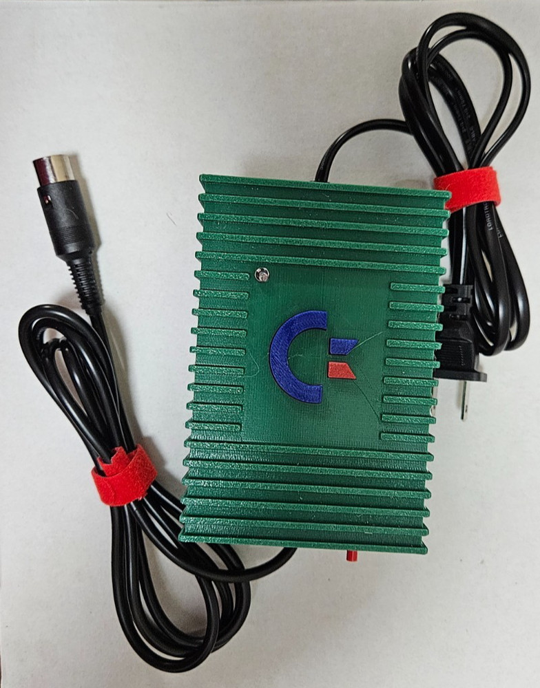 Commodore 64 Replacement Power Supply – Modern, Reliable, Assembled in USA-Gree