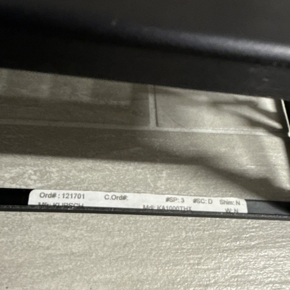 Klipsch KA-1000-THX Rack mount Shelf Black For Klipsch