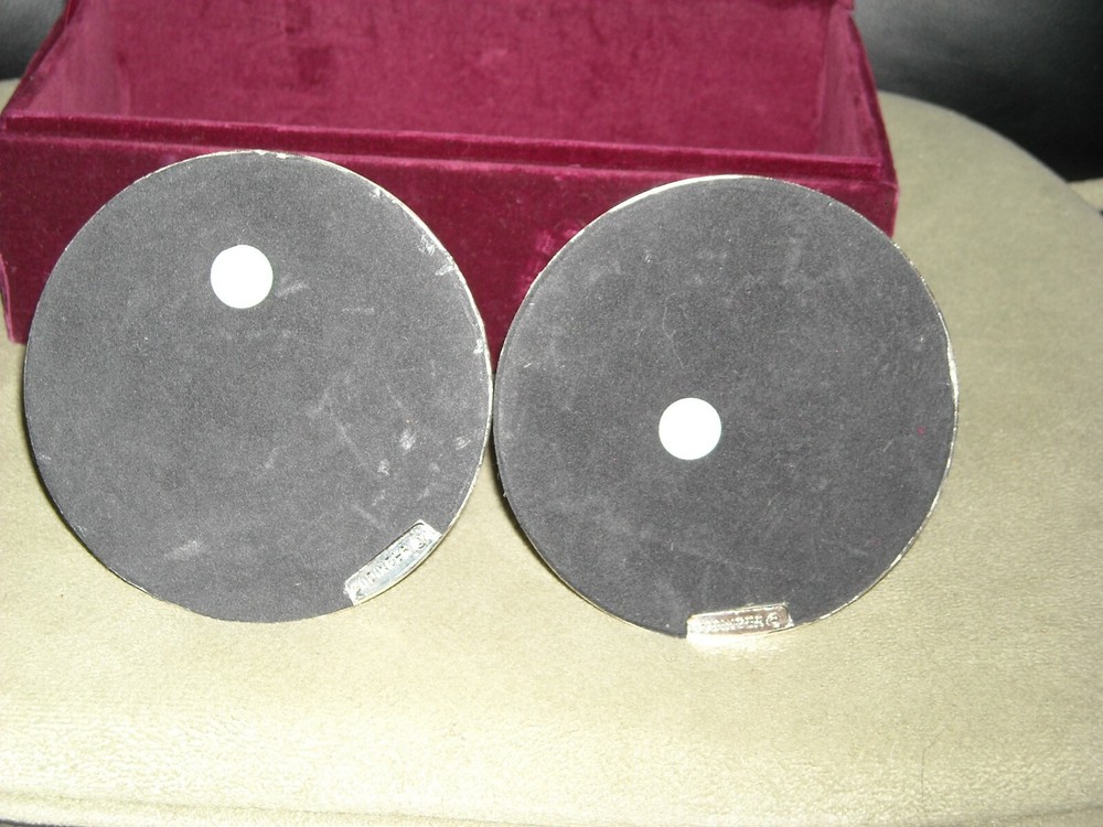 American silversmiths collection Godinger silver art candlestick holders in case