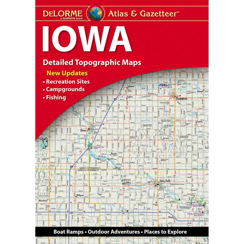 DeLorme Topographic Atlas Iowa