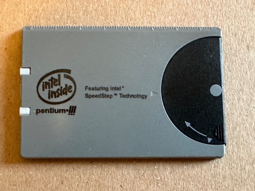 Vintage Intel Pentium III processor logo'd multi-tool card - NEW, old stock