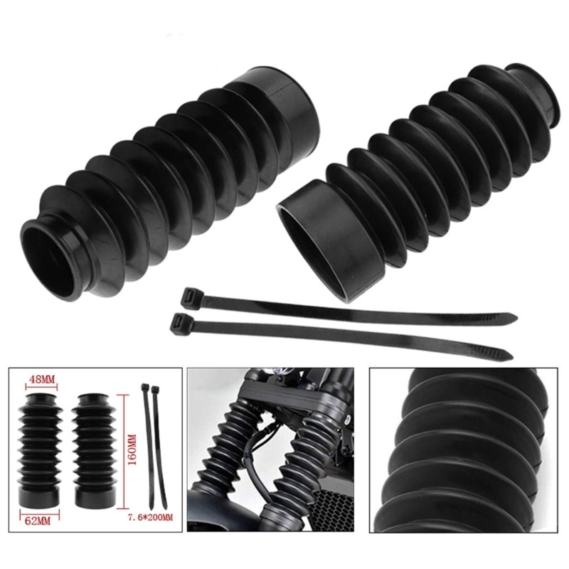 Rubber Front Fork Dust Shield Easy Install Front Fork Rubber Boot for CMX 250