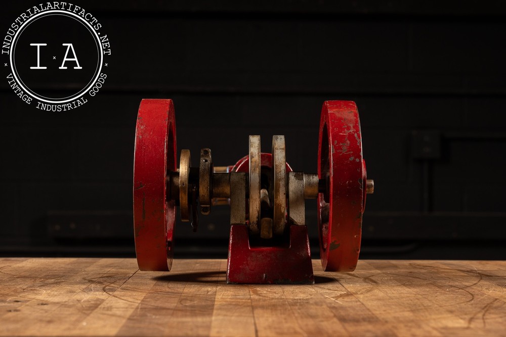 Antique Horizontal Steam Engine Demonstrator