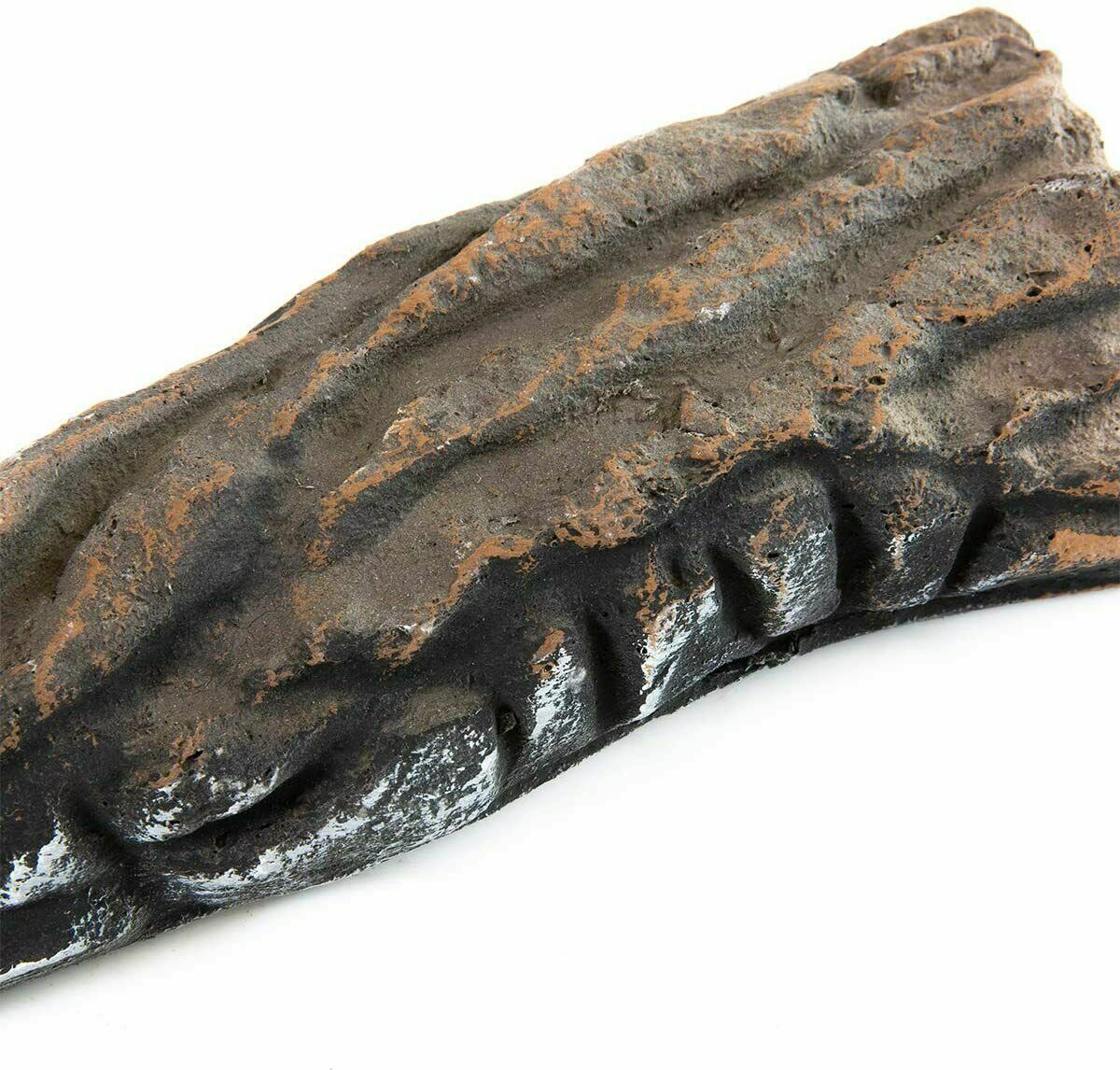 8PC Set Realistic Flame Large Ceramic Wood Ash Logs Fire pit Log Kit