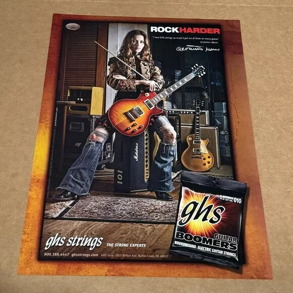 GRETCHEN MENN - GHS Strings - 2011 Print Advertisement