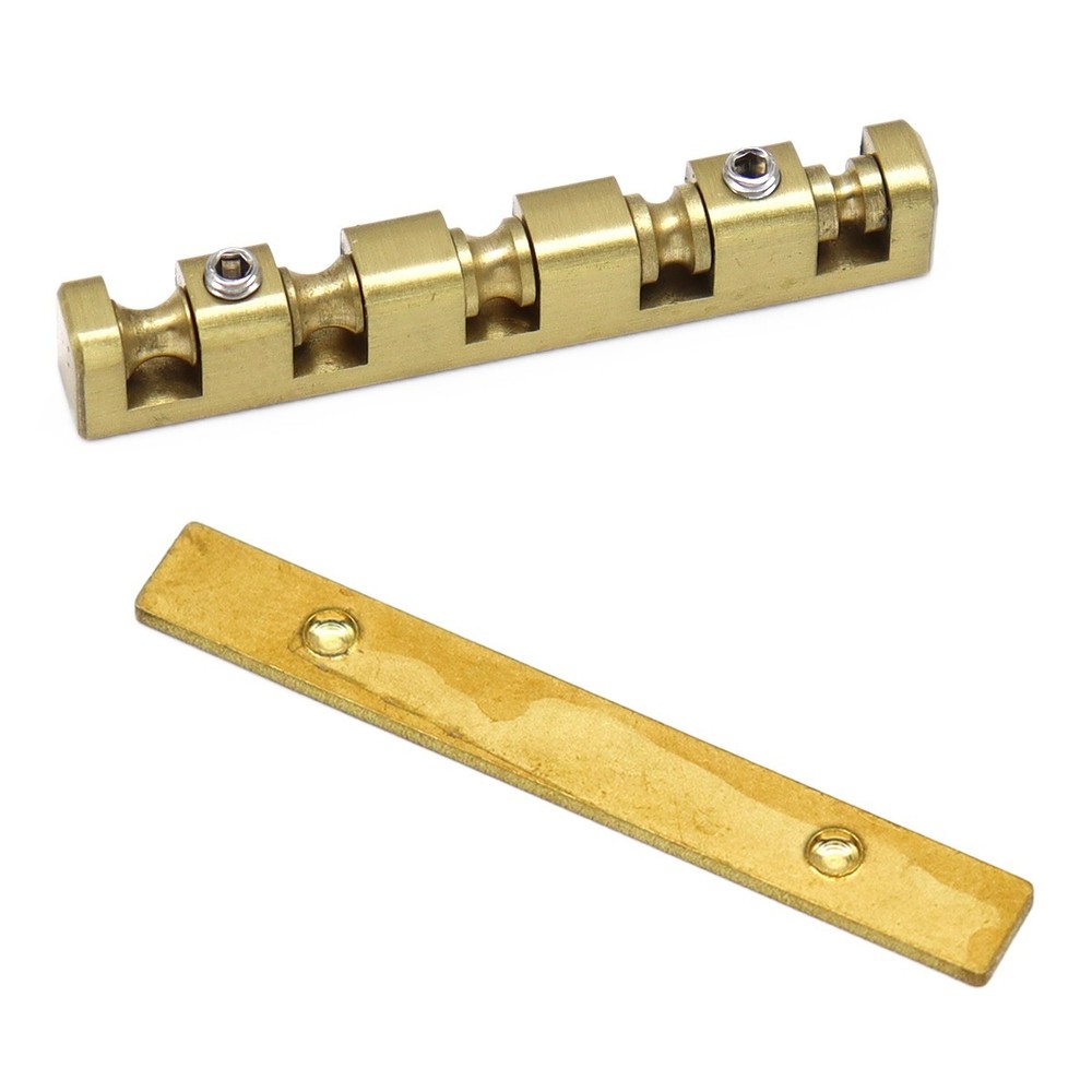 5 String Roller Bass Nut 45mm Split Regulation Adjustable Height Brass Nut